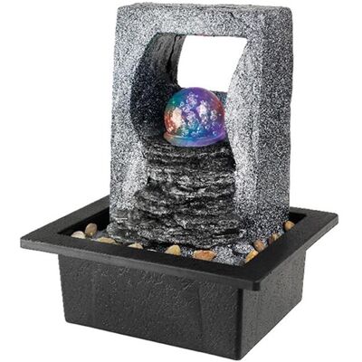 Moderne Resin-Gartenbrunnen - Wasserspiel für Innen/Außen Moderne Resin-Gartenbrunnen - Wasserspiel für Innen/Außen