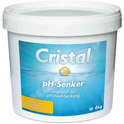 Cristal d'Arques, Brunnen + Gartenteich, CRISTAL PH-Senker 6 kg, Eimer Cristal d'Arques, Brunnen + Gartenteich, CRISTAL PH-Senker 6 kg, Eimer