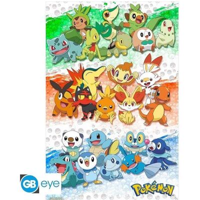 ABYstyle, Bilder, POKEMON - Poster First Partners 91.5x61 (30 x 30 cm) ABYstyle, Bilder, POKEMON - Poster First Partners 91.5x61 (30 x 30 cm)