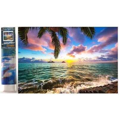 Norimpex Diamant Gemälde Sonnenuntergang im Paradies 30x40cm Norimpex Diamant Gemälde Sonnenuntergang im Paradies 30x40cm