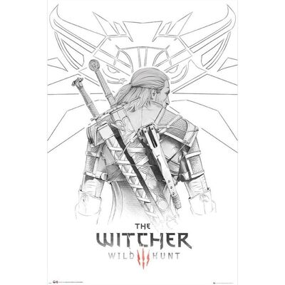 JTI, Bilder, THE WITCHER - Poster Geralt Sketch 91.5x61 (61 x 91.50 cm) JTI, Bilder, THE WITCHER - Poster Geralt Sketch 91.5x61 (61 x 91.50 cm)