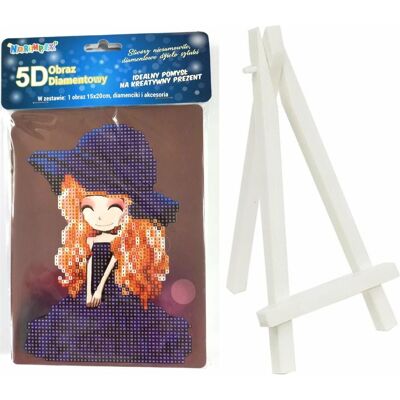 Norimpex Diamant Malerei Mädchen 15x20cm mit Staffelei Norimpex Diamant Malerei Mädchen 15x20cm mit Staffelei
