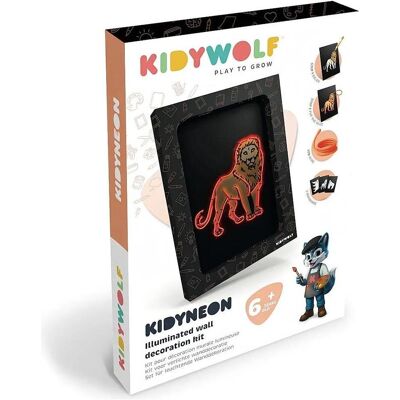 Kidywolf Leuchtendes Wandbild 3er-Set, Tiere Kidywolf Leuchtendes Wandbild 3er-Set, Tiere