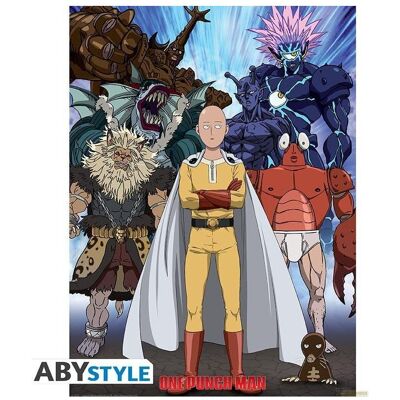 GB Eye, Bilder, ONE PUNCH MAN - Poster Saitama vs Vilains 52x38 (38 x 52 cm) GB Eye, Bilder, ONE PUNCH MAN - Poster Saitama vs Vilains 52x38 (38 x 52 cm)