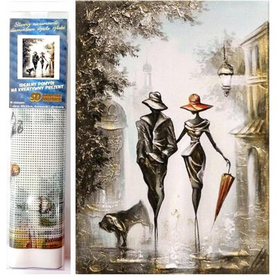 Norimpex Diamant Gemälde Romantischer Spaziergang 30x40cm Norimpex Diamant Gemälde Romantischer Spaziergang 30x40cm