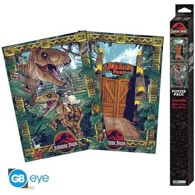 GB Eye Jurassic World Set 2 Chibi Posters - Gates and Biodiversity, Weiteres Gaming Zubehör, Mehrfarbig GB Eye Jurassic World Set 2 Chibi Posters - Gates and Biodiversity, Weiteres Gaming Zubehör, Mehrfarbig