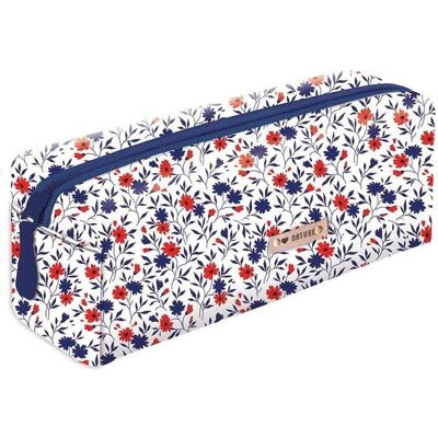 Beniamin, Etui, Kosmetik-Federmäppchen mit Blumenmuster Beniamin, Etui, Kosmetik-Federmäppchen mit Blumenmuster