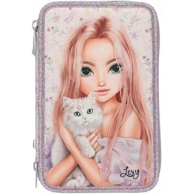 Depesche, Etui, TOPModel 3-Fach Federtasche BLOOMING KITTY Depesche, Etui, TOPModel 3-Fach Federtasche BLOOMING KITTY