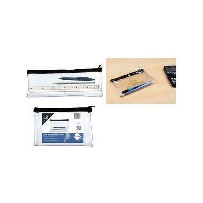 Kangaro, Etui, Schlamper-Etui, 330 x 125 mm, transparent Reissverschluss-Tasche, Federmäppchen im Format Kangaro, Etui, Schlamper-Etui, 330 x 125 mm, transparent Reissverschluss-Tasche, Federmäppchen im Format