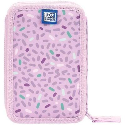 Oxford, Etui, Kinder Federmäppchen mit 2 Fächern lila Oxford, Etui, Kinder Federmäppchen mit 2 Fächern lila