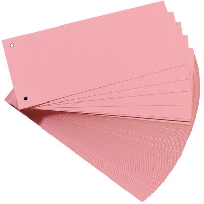 Herlitz, Ordner Zubehör, Trennstreifen rosa 100er Herlitz, Ordner Zubehör, Trennstreifen rosa 100er
