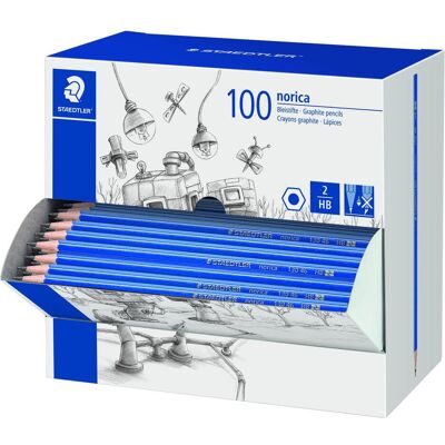 Staedtler Bleistift, - Dispenser pencil norica - 100 pcs (13046CA100) (HB, 100x) Staedtler Bleistift, - Dispenser pencil norica - 100 pcs (13046CA100) (HB, 100x)
