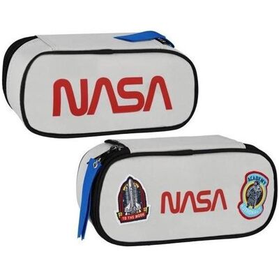 Starpak, Etui, Federmäppchen, ovale Tasche mit 1 Reissverschluss, NASA-Grau Starpak, Etui, Federmäppchen, ovale Tasche mit 1 Reissverschluss, NASA-Grau