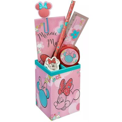 Undercover, Schreibtisch Accessoire, Stiftehalter gefüllt 7-teilig Disney Minnie Mouse Undercover, Schreibtisch Accessoire, Stiftehalter gefüllt 7-teilig Disney Minnie Mouse