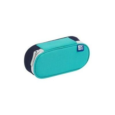 Oxford, Etui, Funky Federmäppchen mit Klappe in Türkis und Marineblau Oxford, Etui, Funky Federmäppchen mit Klappe in Türkis und Marineblau