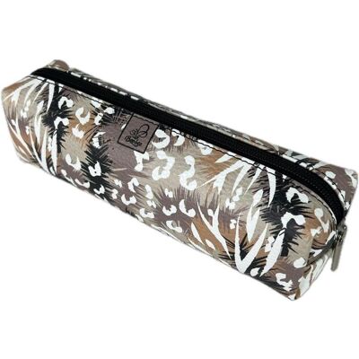 Bee-bee, Etui, Rechteckiges Federmäppchen mit Leopardenmuster Bee-bee, Etui, Rechteckiges Federmäppchen mit Leopardenmuster
