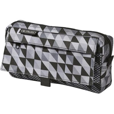 Herlitz, Etui, Faulenzer mit 2 Aussentaschen, Geometric Herlitz, Etui, Faulenzer mit 2 Aussentaschen, Geometric