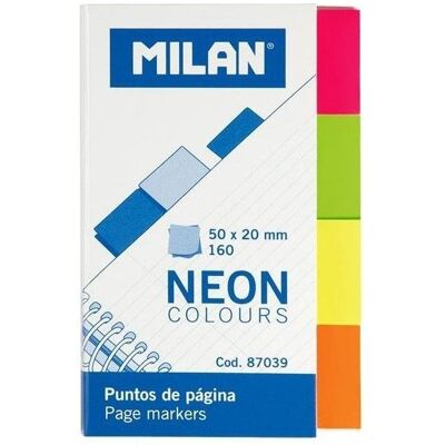 Milan, Ordner Zubehör, Neonfarbene Indexe 50x20mm MAILAND Milan, Ordner Zubehör, Neonfarbene Indexe 50x20mm MAILAND