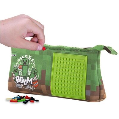 Cass, Etui, Federmäppchen MINECRAFT Federmäppchen aus Neopren mit Reissverschluss Cass, Etui, Federmäppchen MINECRAFT Federmäppchen aus Neopren mit Reissverschluss