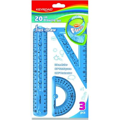 Keyroad - 300.971698 - 20 cm - 3-teilig - Geometrieset Keyroad - 300.971698 - 20 cm - 3-teilig - Geometrieset