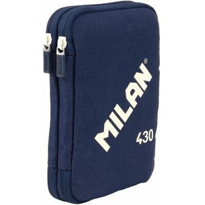 Milan, Etui, Pencil Case 2 Levels with Content 430 Since 1918 - Blue Milan, Etui, Pencil Case 2 Levels with Content 430 Since 1918 - Blue