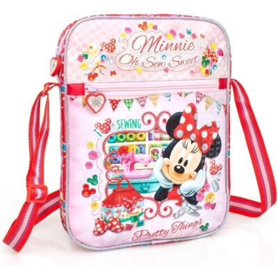 Disney Kindergartentasche, Universal Premium Shoulder Bag for Girls Minnie Pretty Things 3D 33215 Pink Disney Kindergartentasche, Universal Premium Shoulder Bag for Girls Minnie Pretty Things 3D 33215 Pink