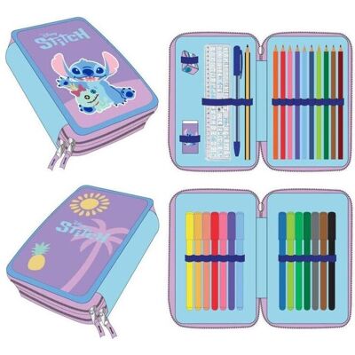 Cerdá, Etui, Disney Stitch double pencil case Cerdá, Etui, Disney Stitch double pencil case