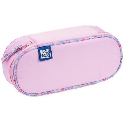 Oxford, Etui, Blumenrosa OXFORD-Federmäppchen mit Klappe Oxford, Etui, Blumenrosa OXFORD-Federmäppchen mit Klappe