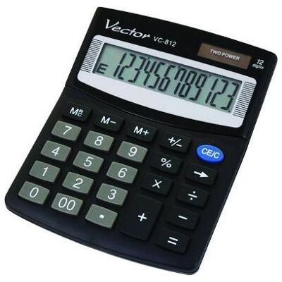 Vector, Taschenrechner, calculator (KAV VC-812) (Solarenergie) Vector, Taschenrechner, calculator (KAV VC-812) (Solarenergie)