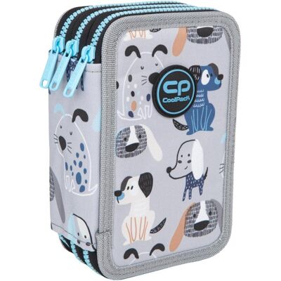 Coolpack, Etui, Pencil case, 20 cm x 13 cm, grey/various colours Coolpack, Etui, Pencil case, 20 cm x 13 cm, grey/various colours