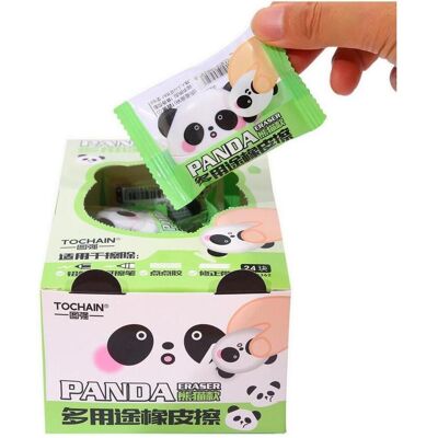 Lean Toys, Korrekturmittel, Radiergummi zum Radieren für Schule und Büro, Panda Lean Toys, Korrekturmittel, Radiergummi zum Radieren für Schule und Büro, Panda