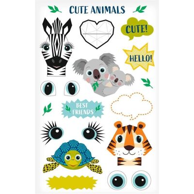 Herlitz, Sticker, Foliensticker Cute Animals FSC (1 Sticker) Herlitz, Sticker, Foliensticker Cute Animals FSC (1 Sticker)