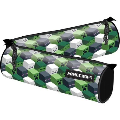 Stor, Etui, - Minecraft Round Pencil Case - 22 x 7 cm Stor, Etui, - Minecraft Round Pencil Case - 22 x 7 cm