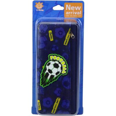 Lean Toys, Etui, Schul-Organizer-Federmäppchen mit Fussball, Marineblau Lean Toys, Etui, Schul-Organizer-Federmäppchen mit Fussball, Marineblau