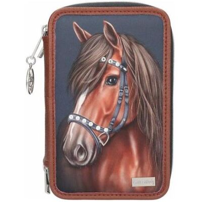 Magni, Etui, DEPESCHE Miss Melody Federtasche 3fach Luxury Horse Magni, Etui, DEPESCHE Miss Melody Federtasche 3fach Luxury Horse