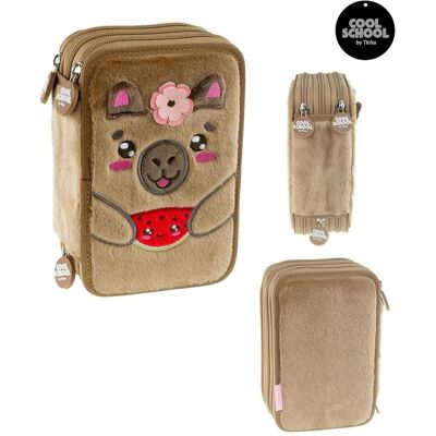 Tinka Magic, Etui, Tinka - Pencil Case Triple Capybara Tinka Magic, Etui, Tinka - Pencil Case Triple Capybara