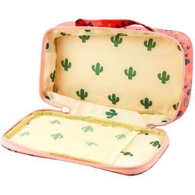 Lean Toys, Etui, Federmäppchen für die Schule, geräumig, zusätzliche Tasche, Fisch, Rosa, 21,5 cm Lean Toys, Etui, Federmäppchen für die Schule, geräumig, zusätzliche Tasche, Fisch, Rosa, 21,5 cm