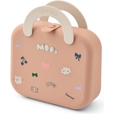 Liewood Faltbare Lunchbox Elara Mood Pale Tuscany, Lunchbox, Rosa Liewood Faltbare Lunchbox Elara Mood Pale Tuscany, Lunchbox, Rosa