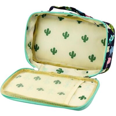 Lean Toys, Etui, Federmäppchen, Schul-Organizer, Kosmetiktasche, zusätzliche Tasche, Marineblau, 22,5 cm Lean Toys, Etui, Federmäppchen, Schul-Organizer, Kosmetiktasche, zusätzliche Tasche, Marineblau, 22,5 cm