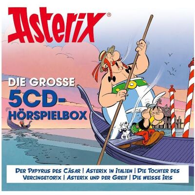 Universal Asterix - Die grosse 5-CD Hörspielbox Vol. 8, Hörbücher von René Goscinny, Gudrun Penndorf, Albert Uderzo Universal Asterix - Die grosse 5-CD Hörspielbox Vol. 8, Hörbücher von René Goscinny, Gudrun Penndorf, Albert Uderzo