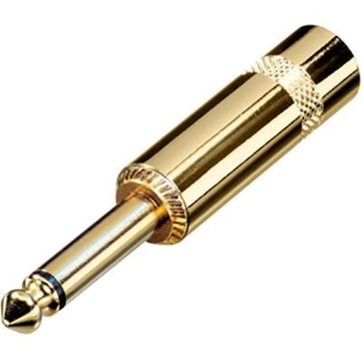 Rean NYS224AG Klinken-Steckverbinder 6.35 mm Stecker Polzahl (num): 2 1 St., Audio Stecker Rean NYS224AG Klinken-Steckverbinder 6.35 mm Stecker Polzahl (num): 2 1 St., Audio Stecker