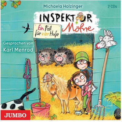Jumbo Inspektor Möhre Ein Fall für vier Hufe (1), Hörbücher von Michaela Holzinger, Karl Menrad Jumbo Inspektor Möhre Ein Fall für vier Hufe (1), Hörbücher von Michaela Holzinger, Karl Menrad