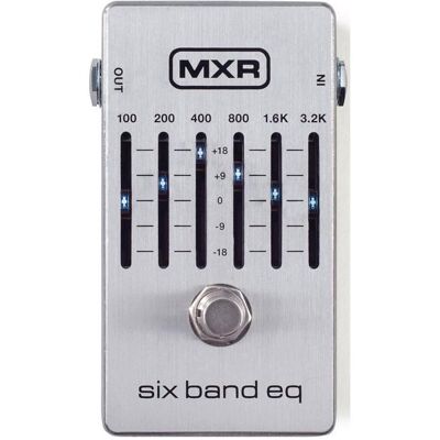 Mxr M109S Six Band EQ equalizer effectpedaal (Gitarre), Effektpedal Mxr M109S Six Band EQ equalizer effectpedaal (Gitarre), Effektpedal