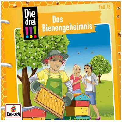 Europa Die drei DREI AUSRUFEZEICHEN 78 - Das Bienengeheimnis, Hörbücher von Kirsten Vogel Europa Die drei DREI AUSRUFEZEICHEN 78 - Das Bienengeheimnis, Hörbücher von Kirsten Vogel