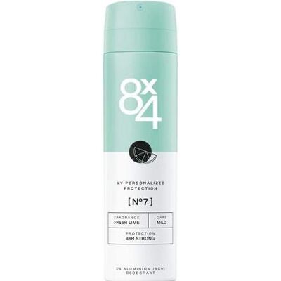 8X4, Deo, 9350 Deospray No. 7 fresh lime, 150ml (Spray, 150 ml) 8X4, Deo, 9350 Deospray No. 7 fresh lime, 150ml (Spray, 150 ml)