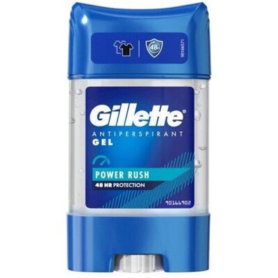 Gillette Deo, Gel-Antitranspirant für Männer Power Rush 70 ml (Stick) Gillette Deo, Gel-Antitranspirant für Männer Power Rush 70 ml (Stick)