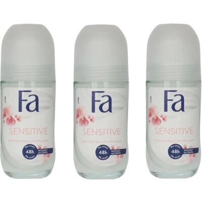 Fa, Deo, Deo Roll On Sensitive AP 50ml Roll-On Deo (Roll-on, 50 ml) Fa, Deo, Deo Roll On Sensitive AP 50ml Roll-On Deo (Roll-on, 50 ml)