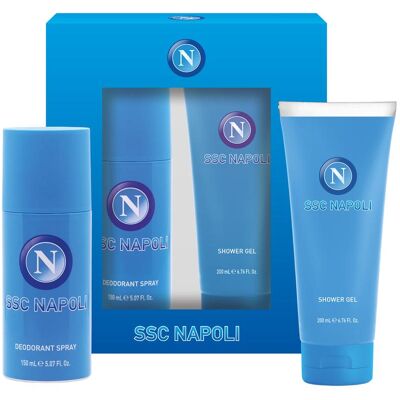 SSC Napoli, Deo, Napoli Reinigungsduschgel und Antitranspirant-Deospray Set (Spray, 200 ml) SSC Napoli, Deo, Napoli Reinigungsduschgel und Antitranspirant-Deospray Set (Spray, 200 ml)