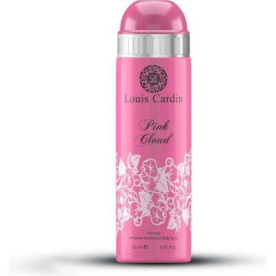 Louis Cardin, Deo, Pink Cloud Perfumed Deodorant Body Spray 200ml (Spray, 200 ml) Louis Cardin, Deo, Pink Cloud Perfumed Deodorant Body Spray 200ml (Spray, 200 ml)