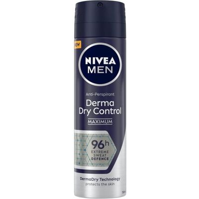NIVEA, Deo, Men Deodorant Spray Derma Control - Effective Protection For Men (Spray, 150 ml) NIVEA, Deo, Men Deodorant Spray Derma Control - Effective Protection For Men (Spray, 150 ml)